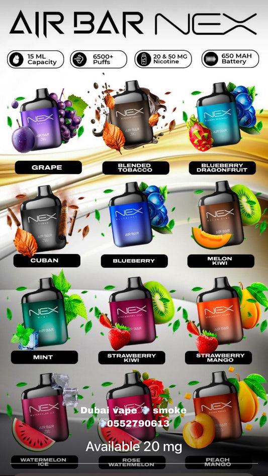 Airbar nex 6500 puffs 20 nicotine