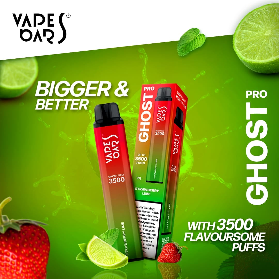 Ghost pro 3500 puffs disposable vape (20 mg )  Dubai Vape Smoke