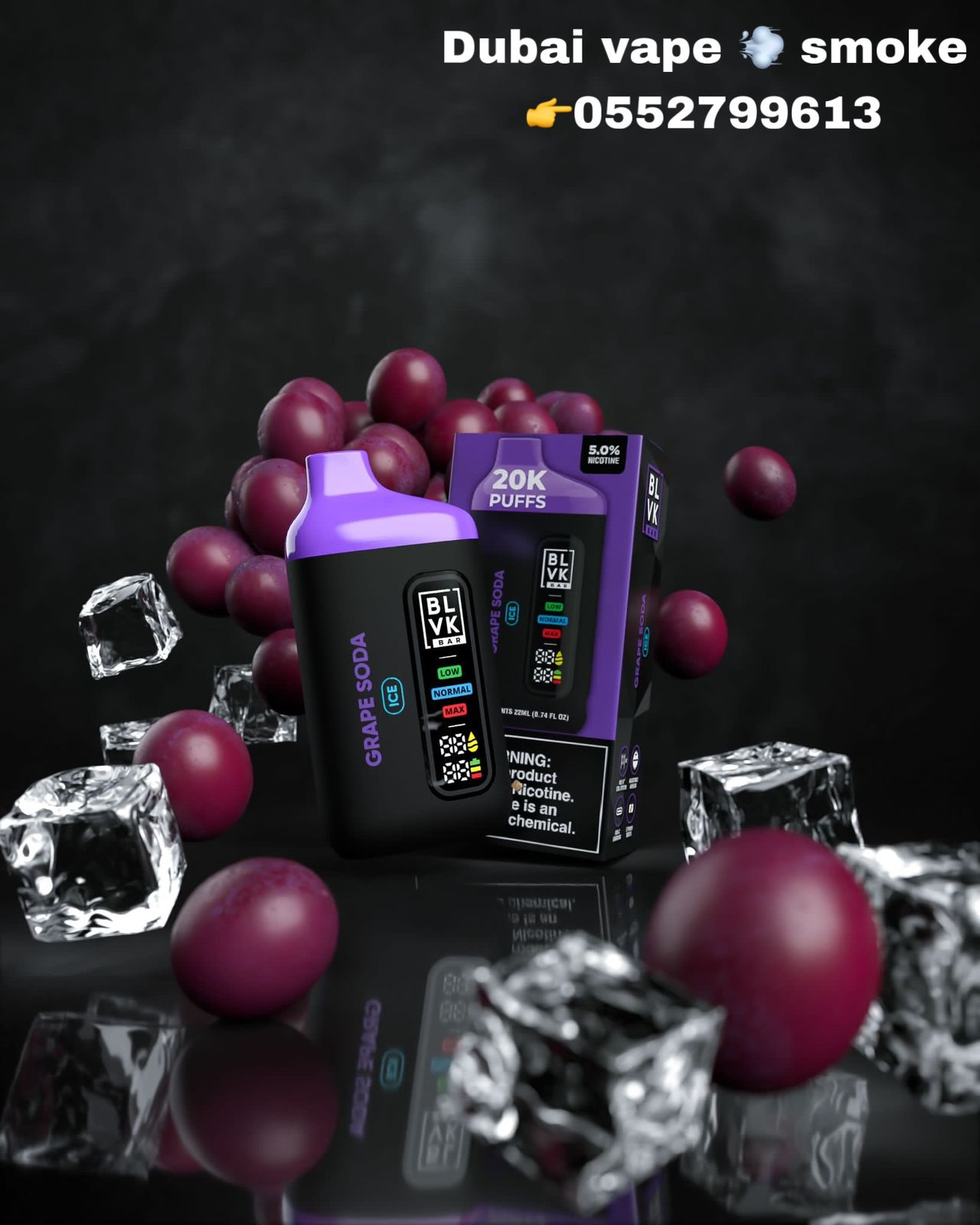 BLVK Bar 20000 Puffs Rechargeable Vape Disposable