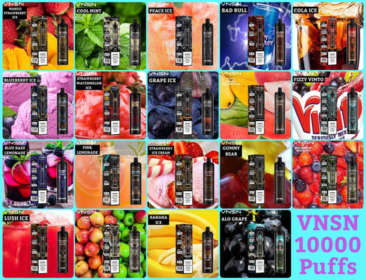 VNSN brand 10k 12k 14k disposable vape
