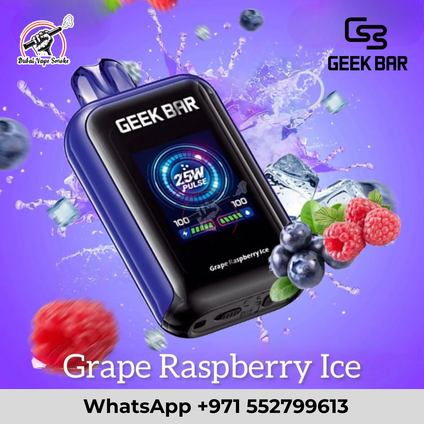 Geek Bar WATT 23000 Puffs 5% Nicotine Disposable Vape Dubai