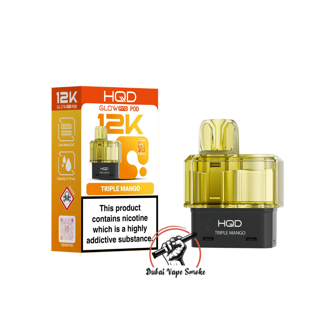 HQD Glow PRO 12K Replacement Pod Only | Dubai Vape Smoke