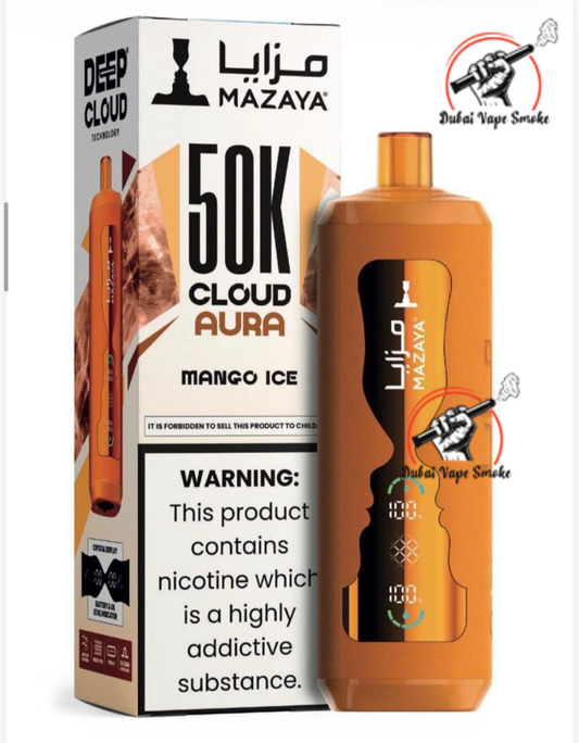 Mazaya Cloud Aura 50K Puffs Vape Dubai Vape Smoke