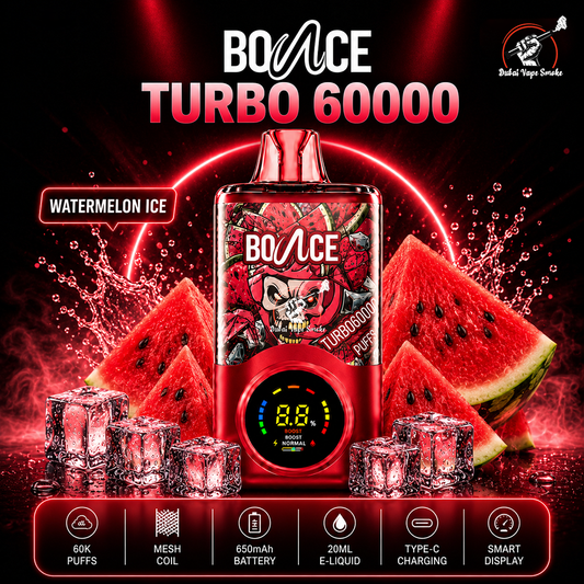 Bounce Turbo 60000 Puffs Disposable Vape | Dubai Vape Smoke