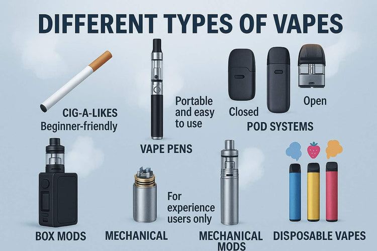 What Are the Different Types of Vapes? – Dubai Vape Smoke