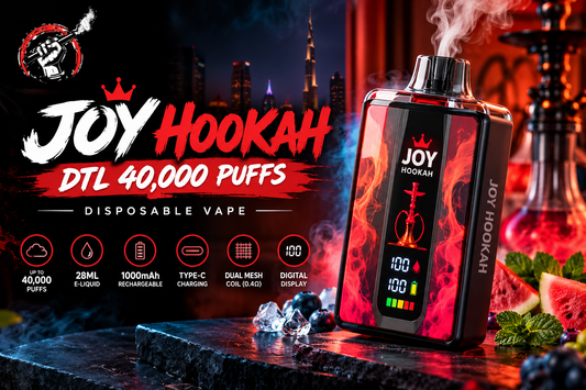 JOY Hookah DTL 40,000 Puffs disposable vape
