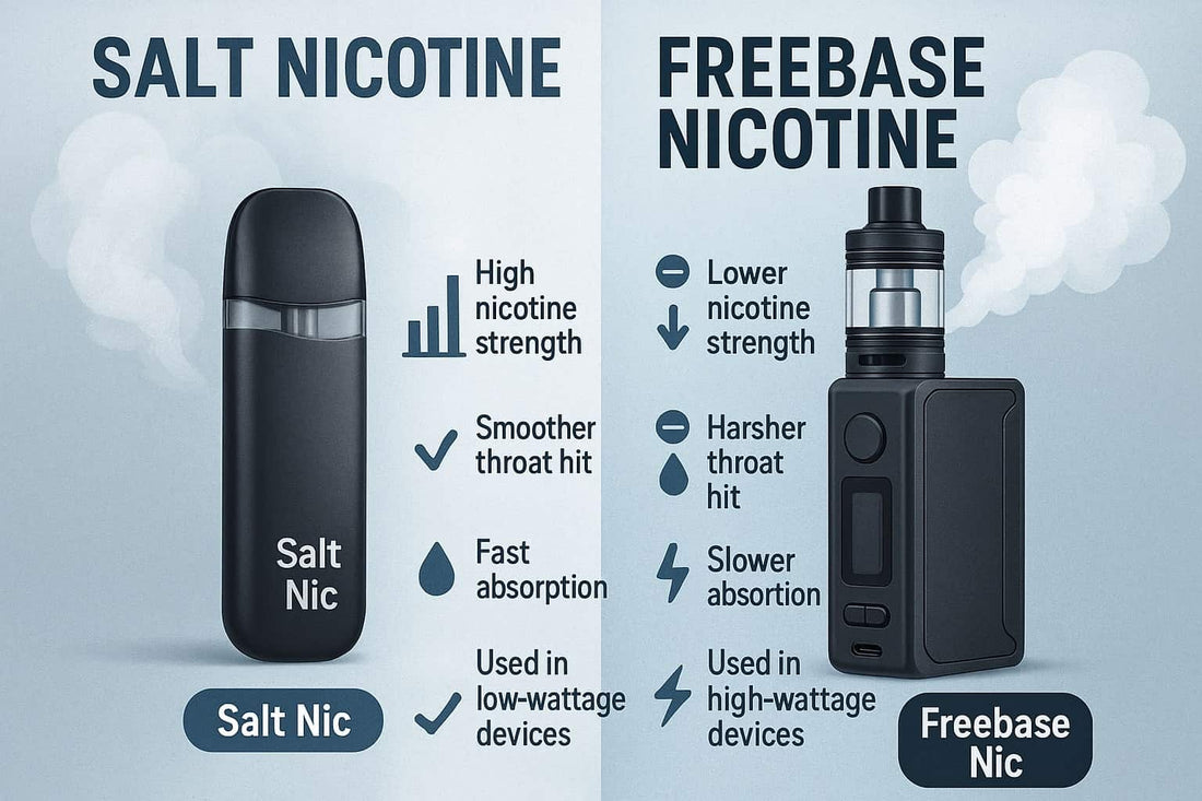 Salt Nic vs Freebase