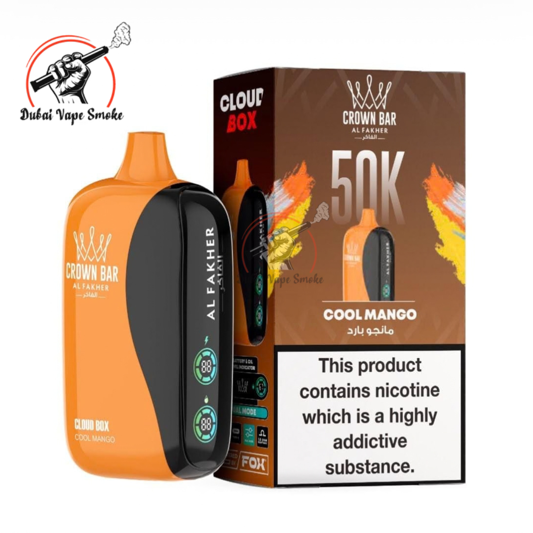 Al Fakher Crown Bar Cloud Box 50K Puffs | Dubai Vape Smoke   