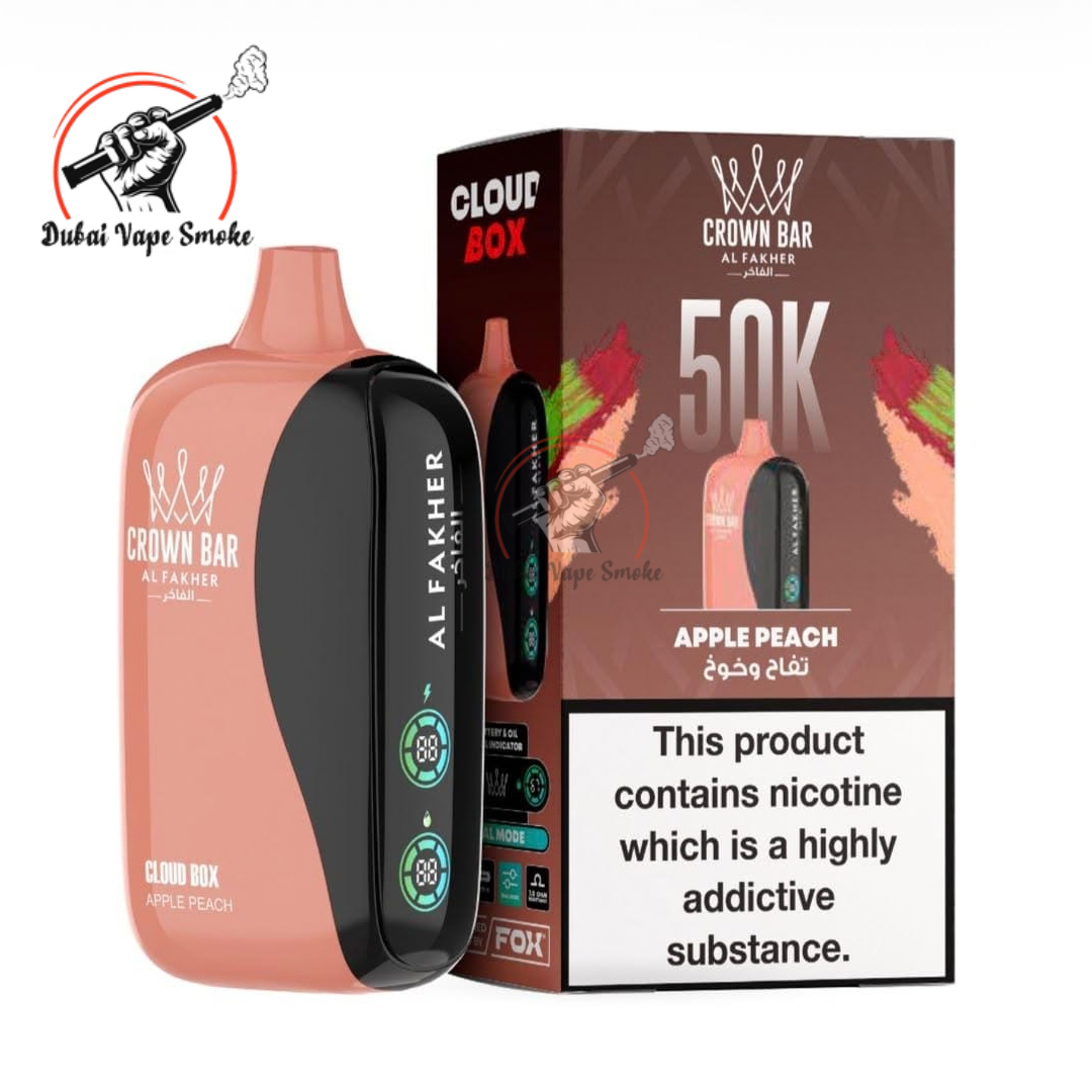 Al Fakher Crown Bar Cloud Box 50K Puffs | Dubai Vape Smoke   