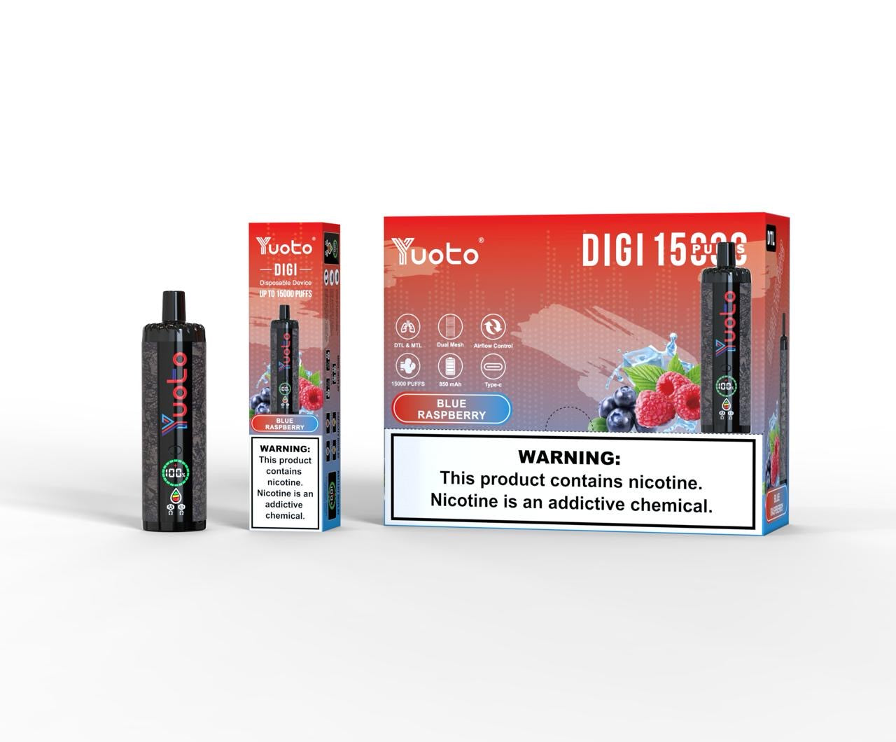 Yuoto digi 15000 puffs