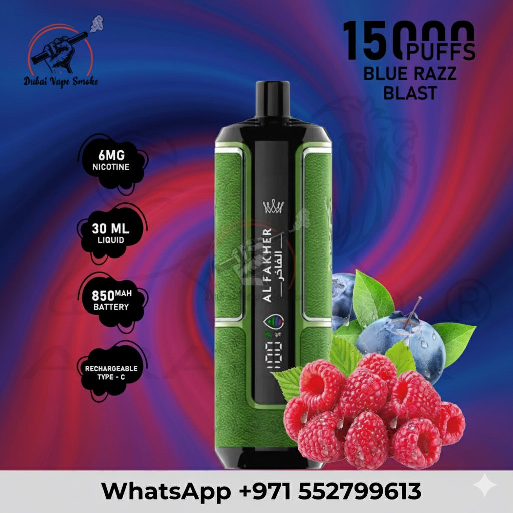 Al Fakher Crown Bar 15000 Puffs Hypermax Disposable Vape Dubai UAE