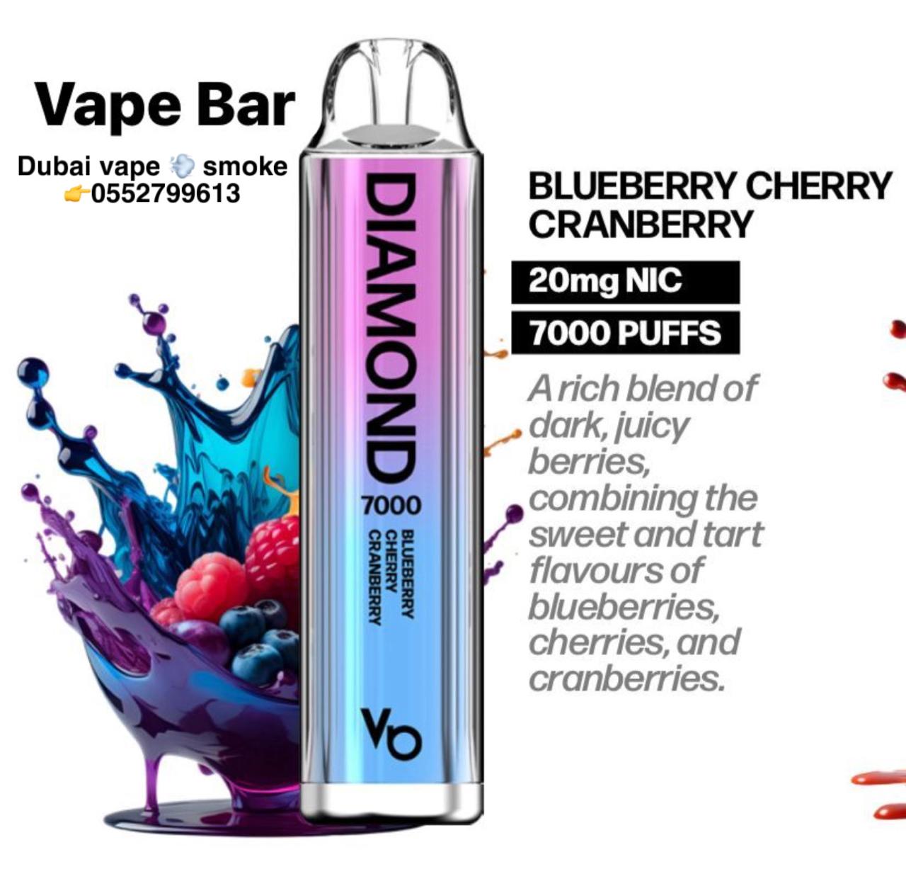 Vapes Bars Diamond 7000 Disposable Vape