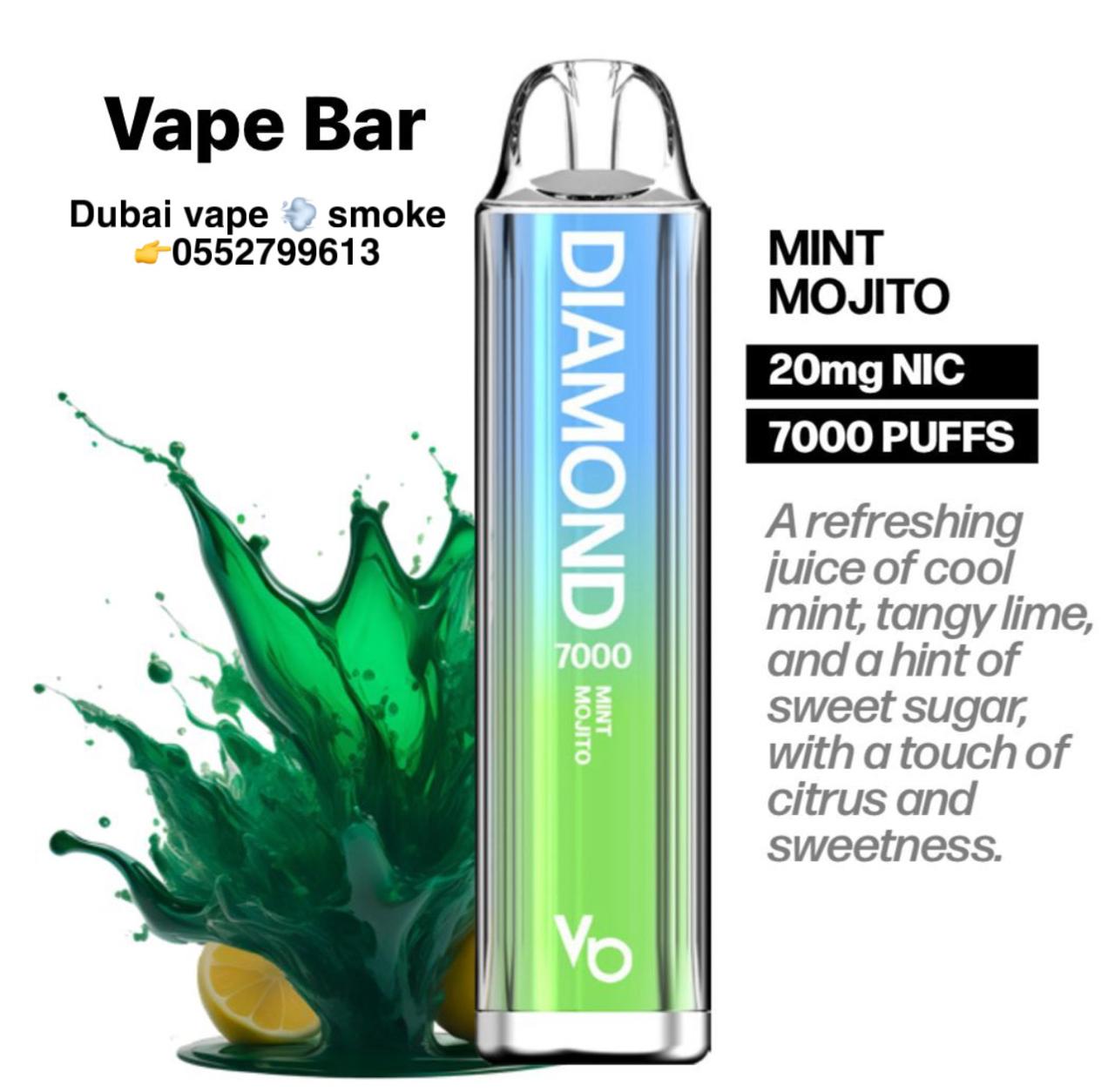 Vapes Bars Diamond 7000 Disposable Vape