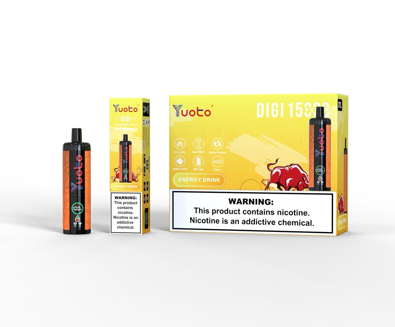 Yuoto digi 15000 puffs
