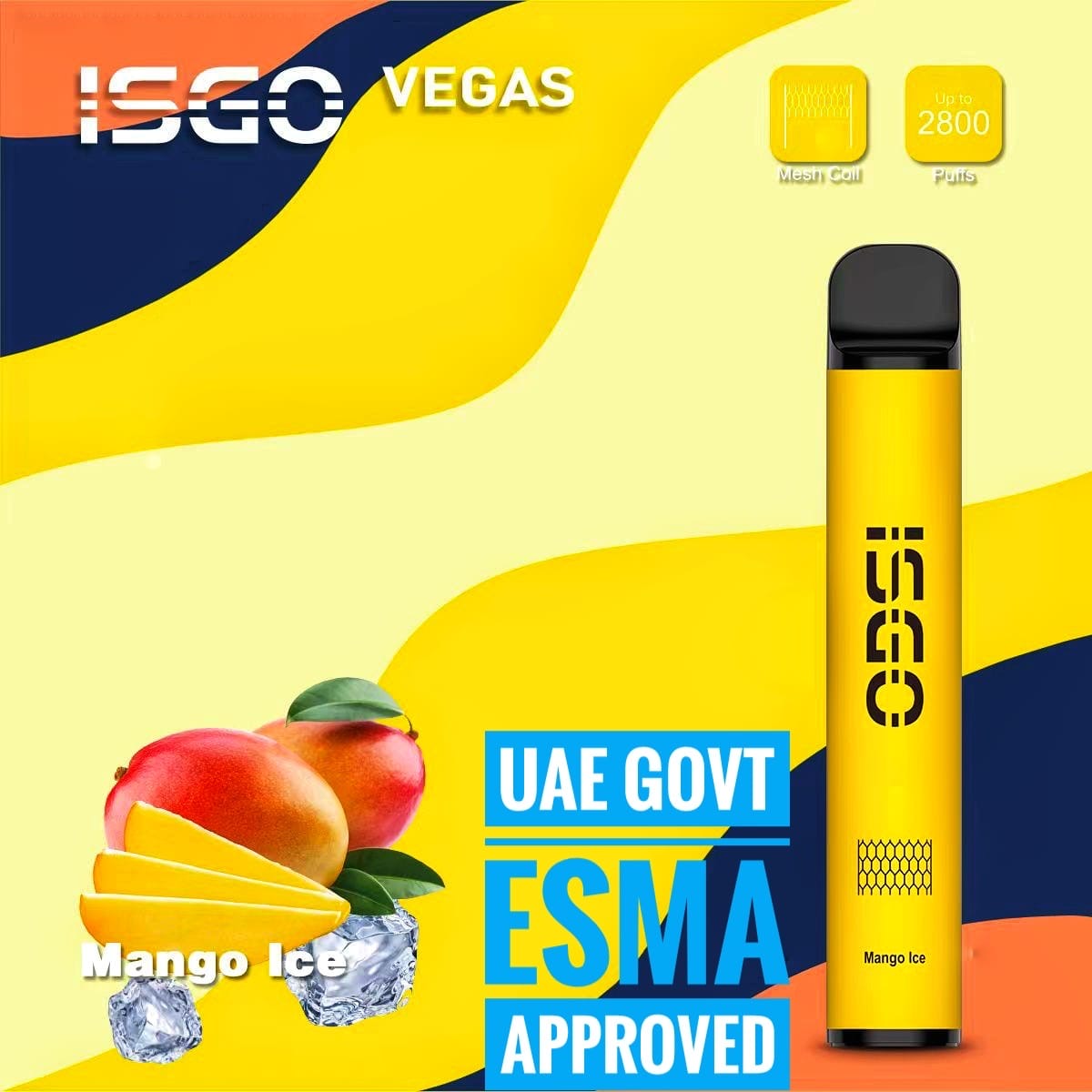 Isgo Vegas  2800 puffs disposable vape