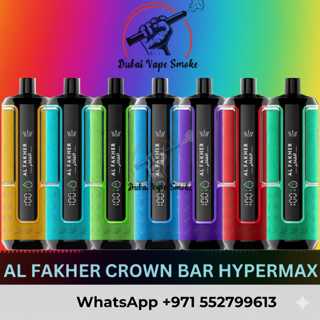 Al Fakher Crown Bar 15000 Puffs Hypermax Disposable Vape Dubai UAE