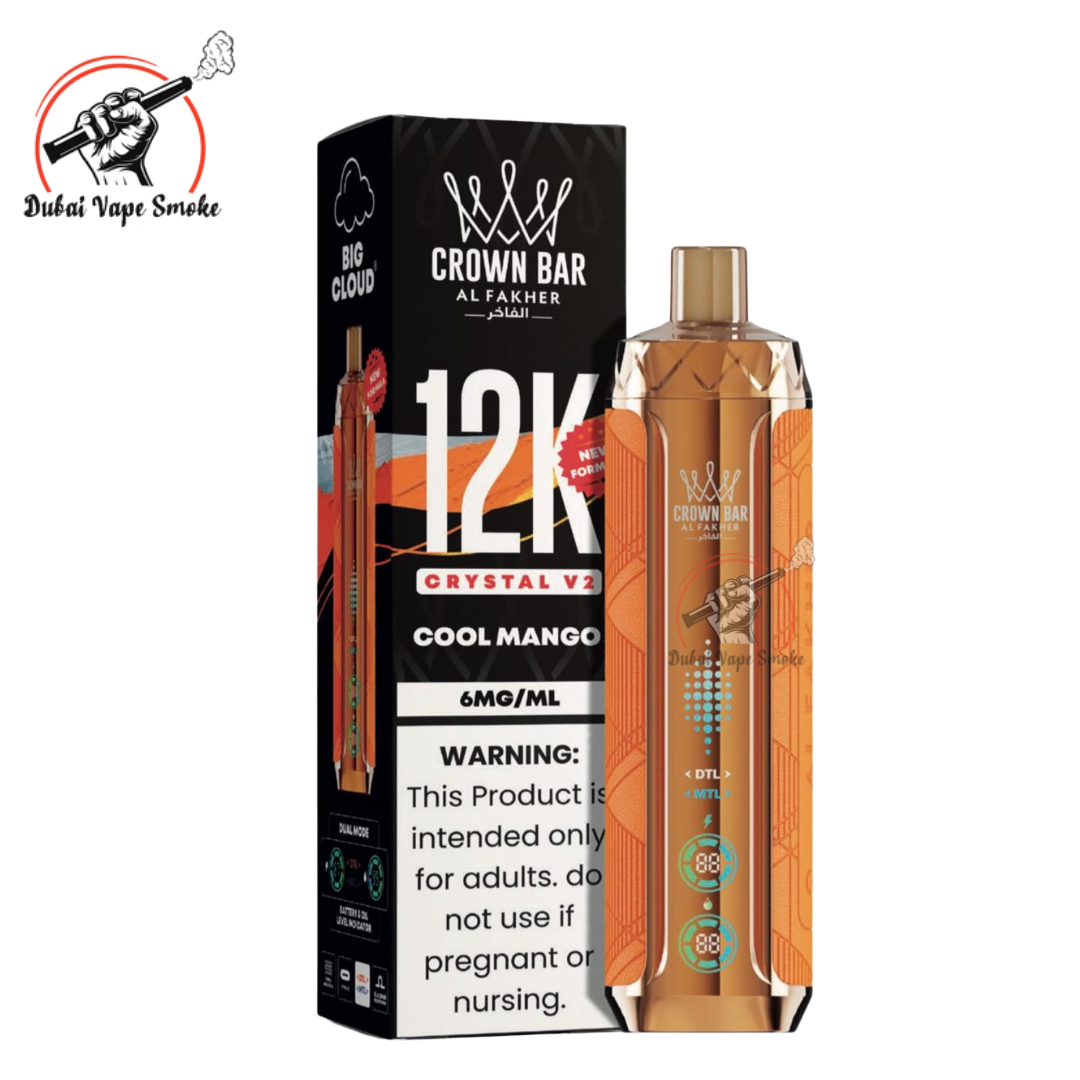 Al Fakher Crown Bar Crystal V2 12K Puffs | Dubai Vape
