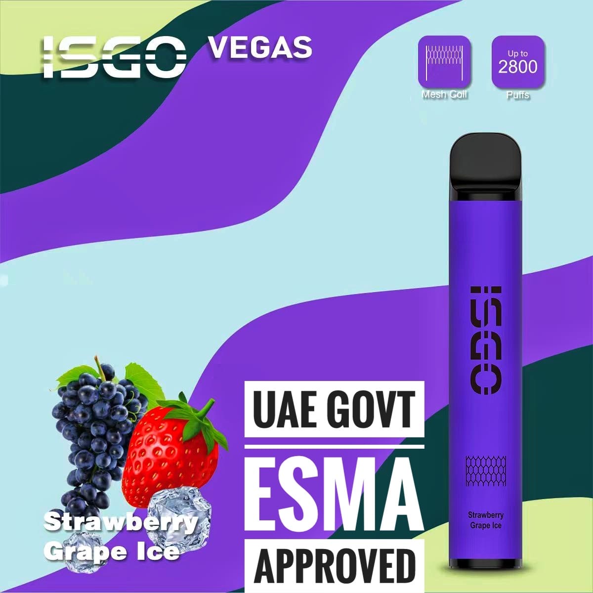 Isgo Vegas  2800 puffs disposable vape