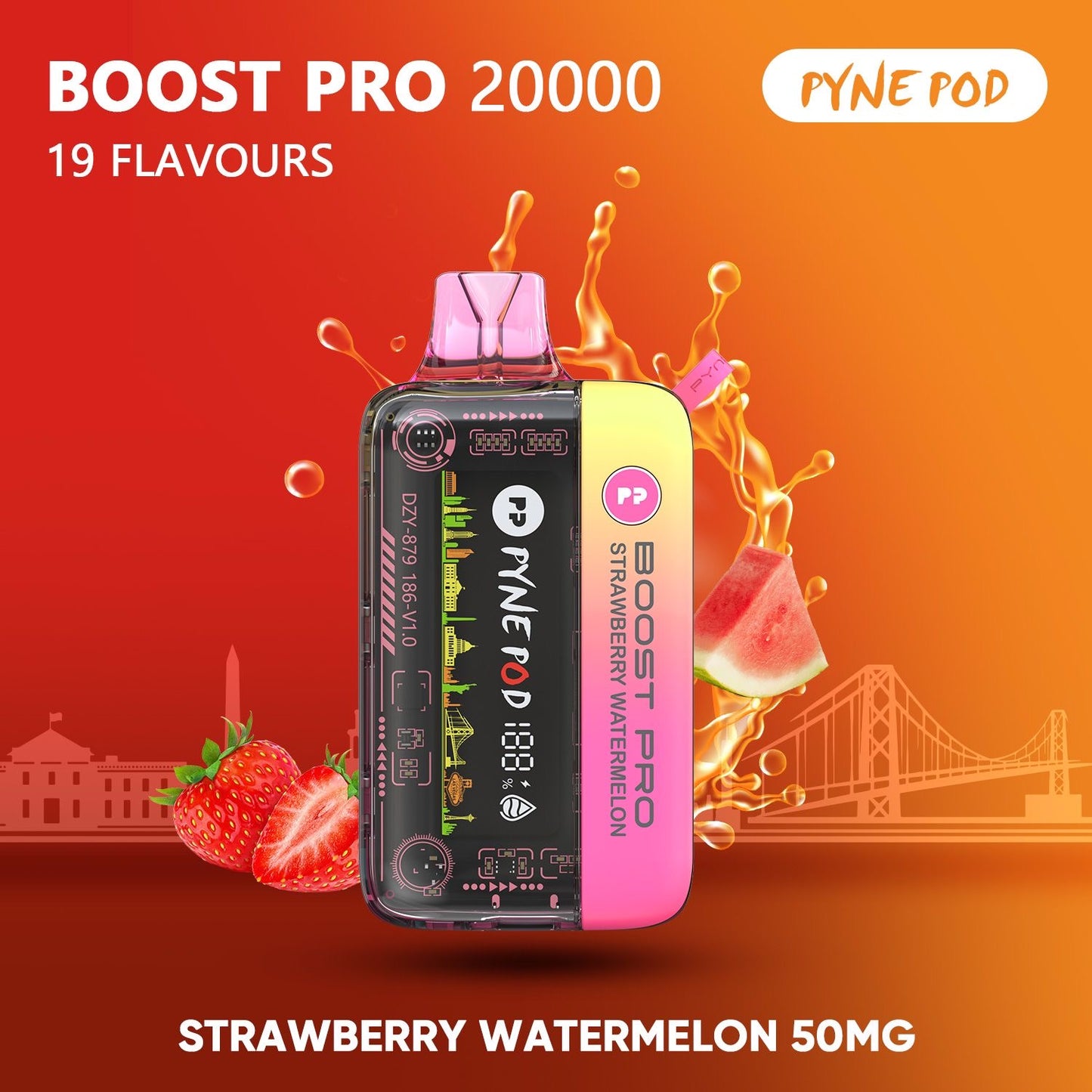 Pyne Pod Boost Pro 20000 Puffs Disposable Vape