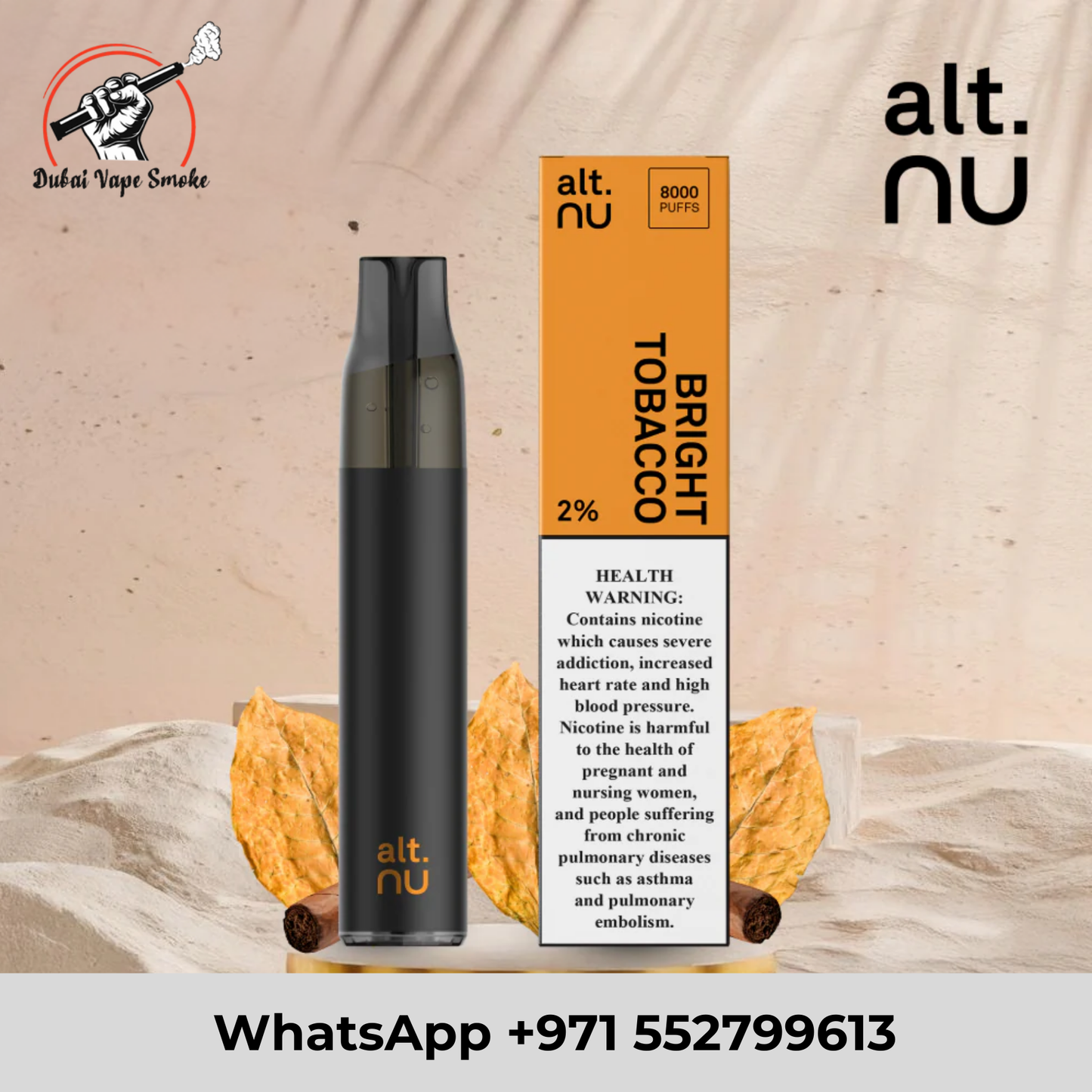 Alt NU 8000 Puffs 20mg Disposable Vape – Dubai UAE