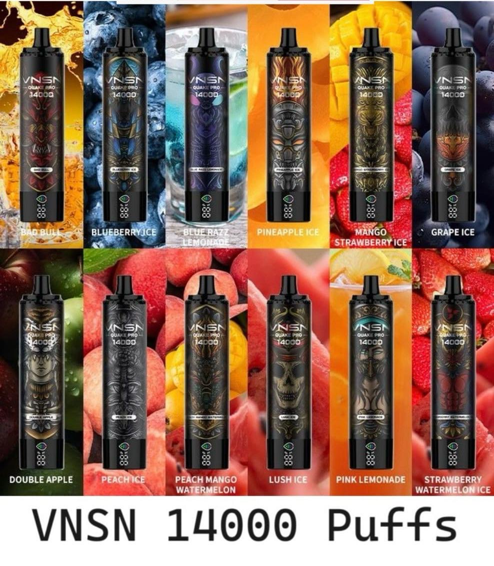 VNSN brand 10k 12k 14k disposable vape
