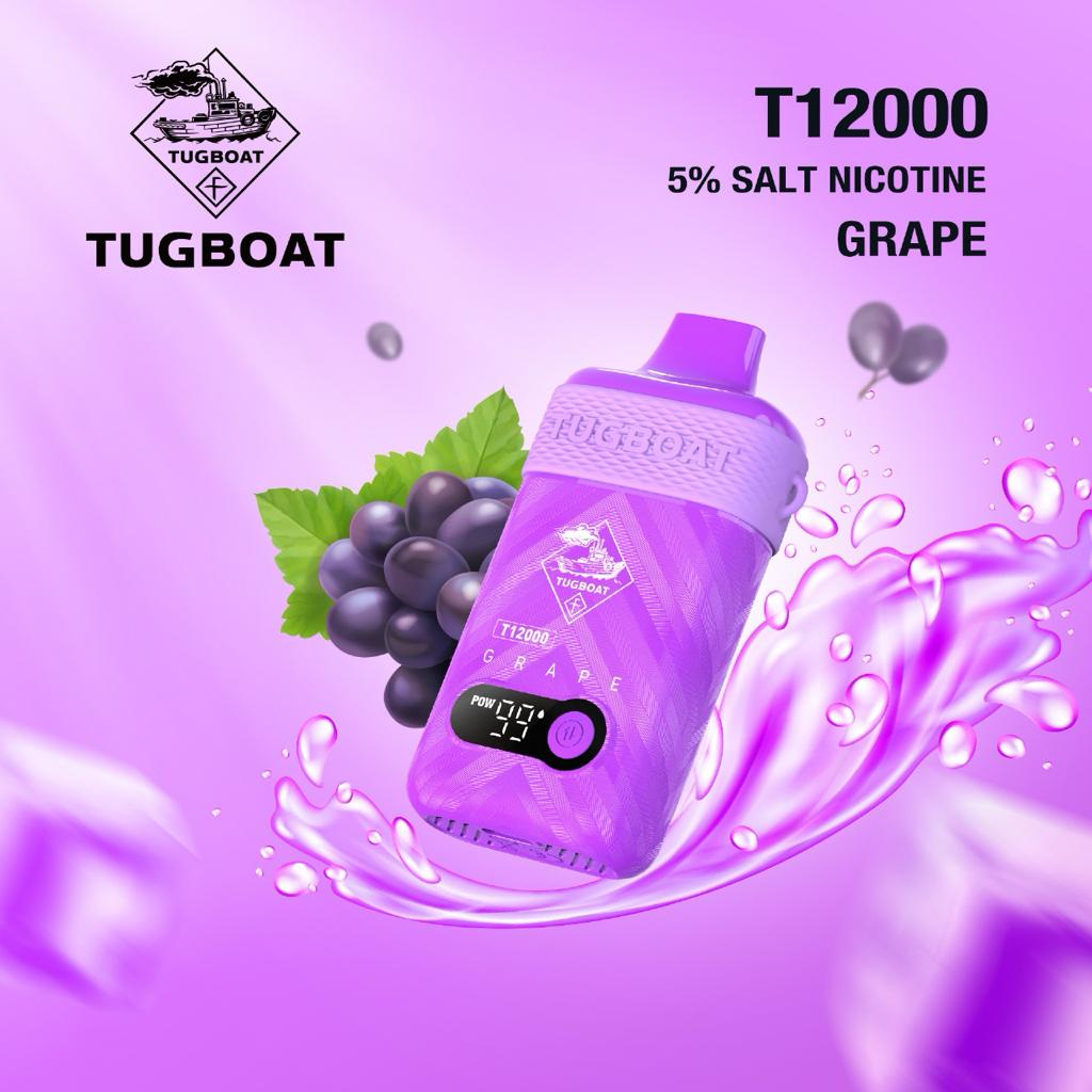 Tugboat T12000 Puffs Disposable (5% Salt Nicotine)