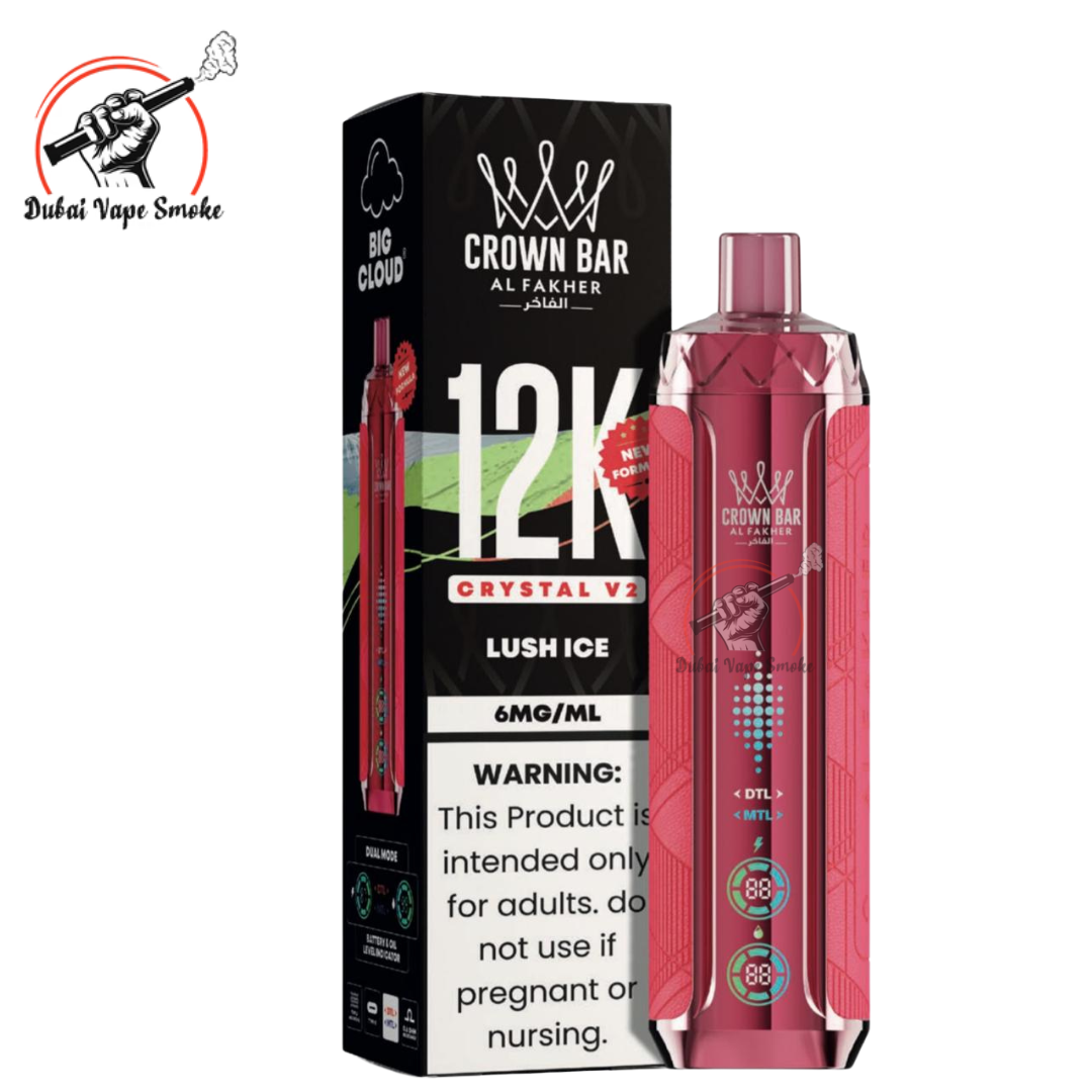 Al Fakher Crown Bar Crystal V2 12K Puffs | Dubai Vape