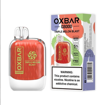 Oxbar G 8000 puffs disposable vape