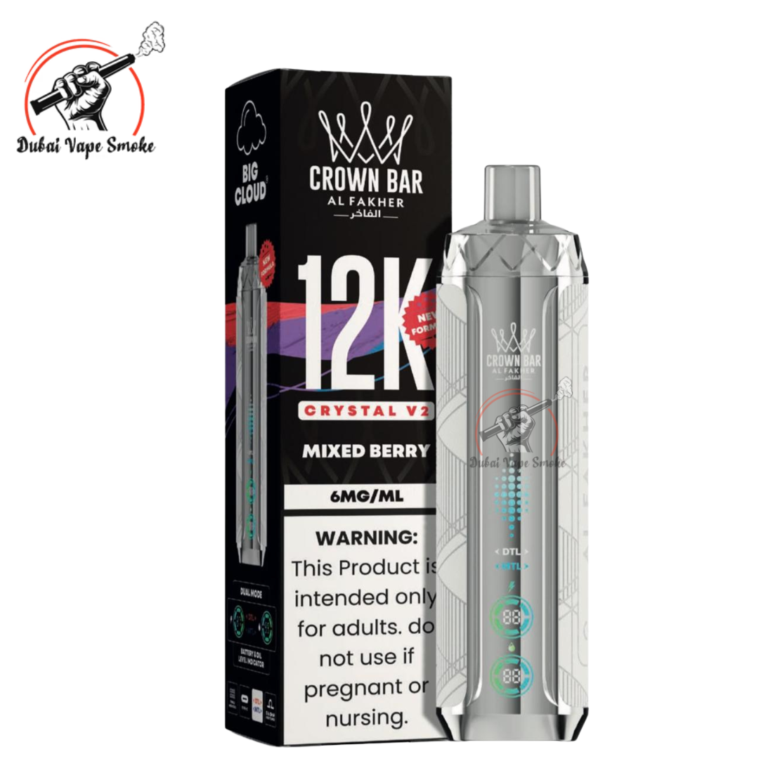 Al Fakher Crown Bar Crystal V2 12K Puffs | Dubai Vape