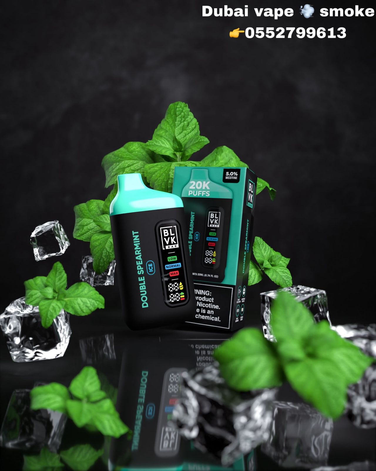 BLVK Bar 20000 Puffs Rechargeable Vape Disposable