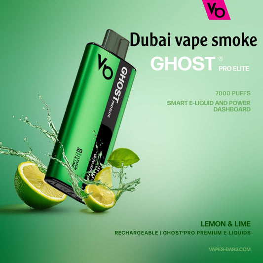 Ghost pro elite 7000 puffs disposable vape 2% nicotine in Dubai vape smoke