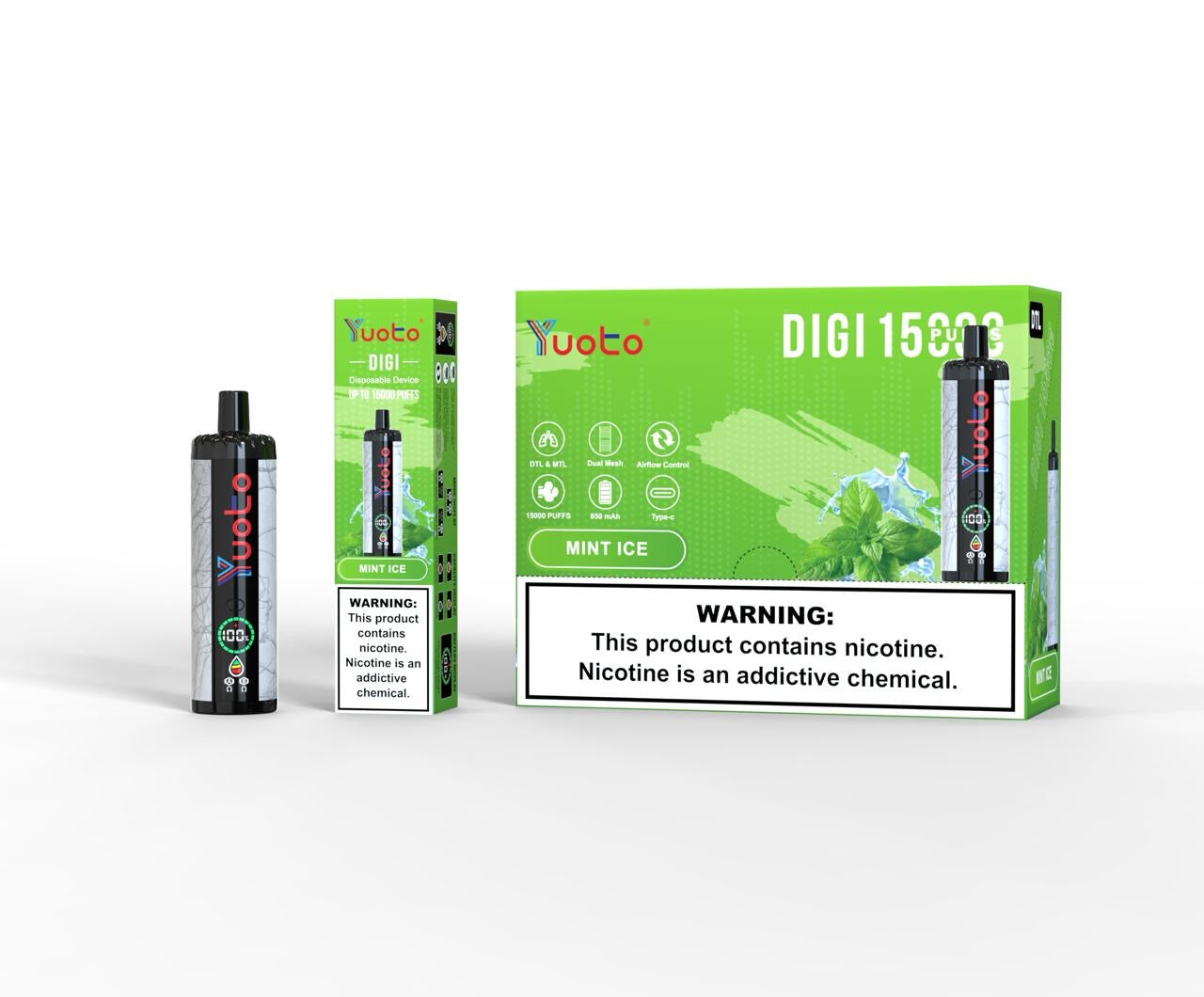 Yuoto digi 15000 puffs