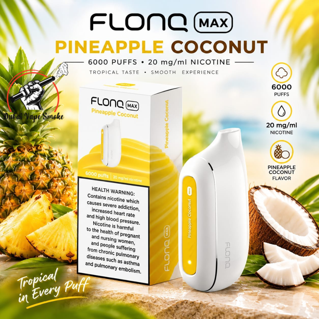 Flona Max 6000 Puffs Vape Price in Dubai | Dubai Vape Smoke
