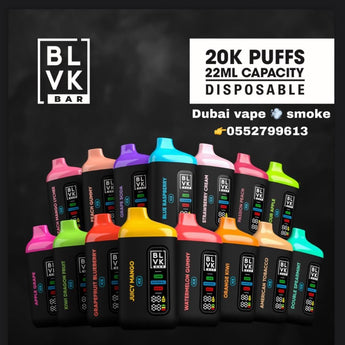 BLVK Bar 20000 Puffs Rechargeable Vape Disposable