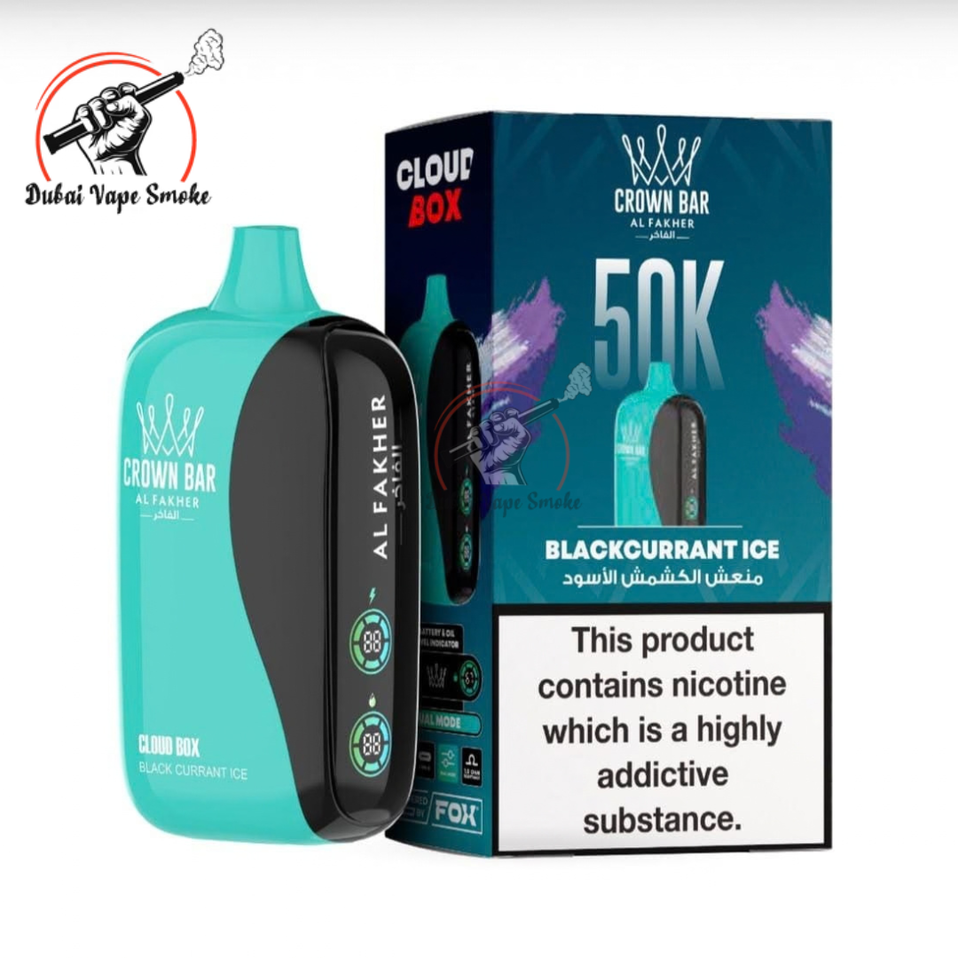 Al Fakher Crown Bar Cloud Box 50K Puffs | Dubai Vape Smoke   