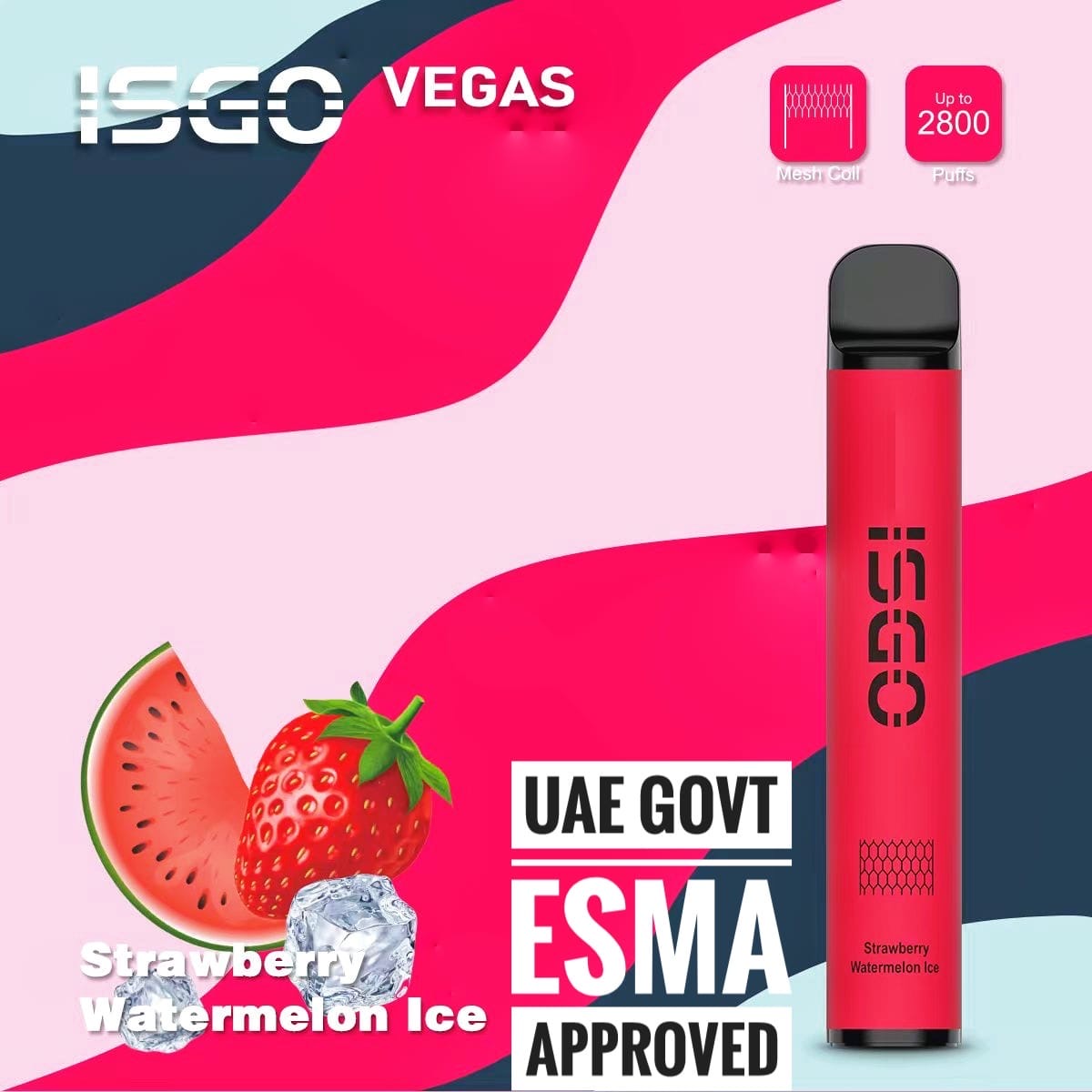 Isgo Vegas  2800 puffs disposable vape