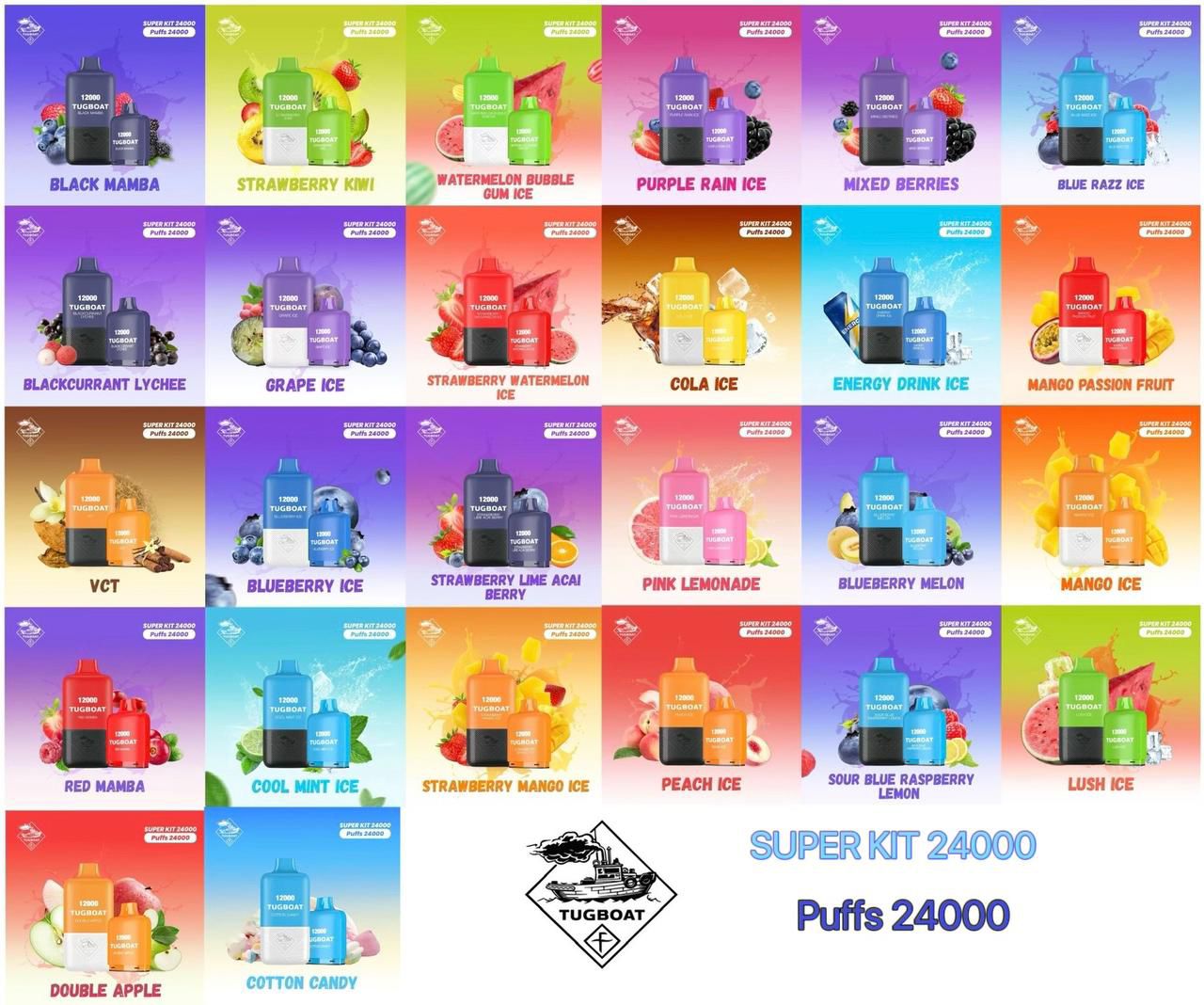 Tugboat super 24k puffs