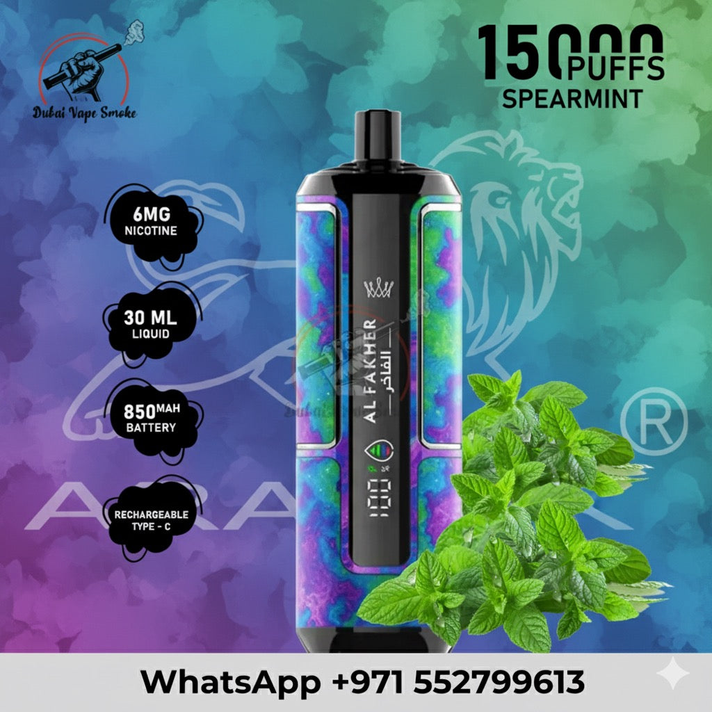 Al Fakher Crown Bar 15000 Puffs Hypermax Disposable Vape Dubai UAE