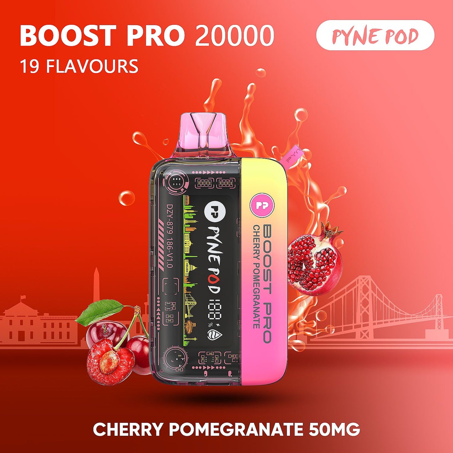 Pyne Pod Boost Pro 20000 Puffs Disposable Vape