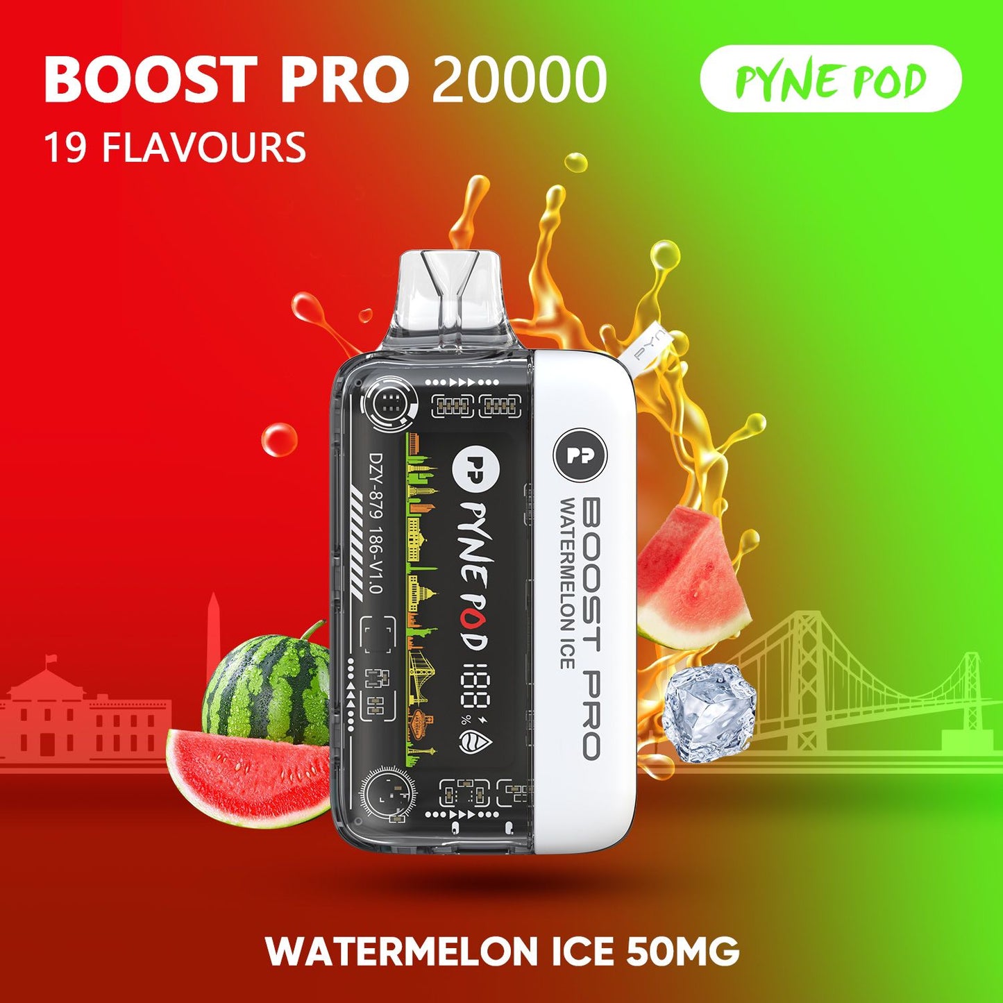 Pyne Pod Boost Pro 20000 Puffs Disposable Vape
