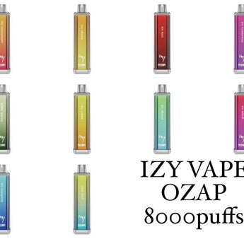 Izzy vape  ozap 8000 puffs disposable vape 5% (50 mg )