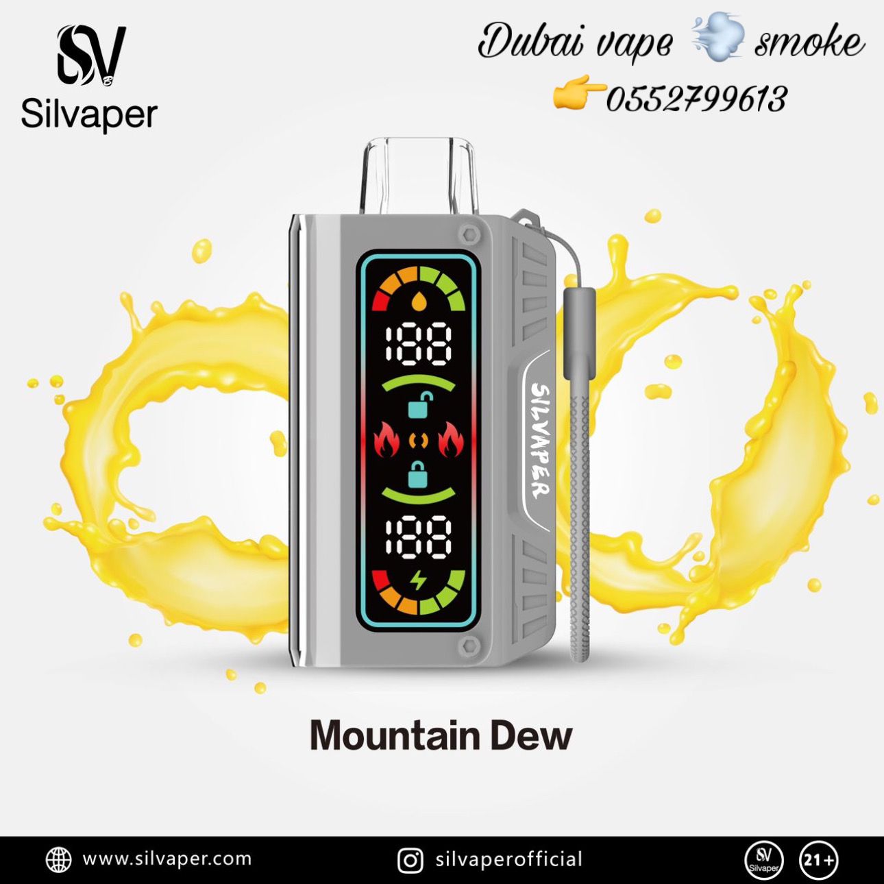 Silvaper 20,000 Puffs Disposable Vape Kit