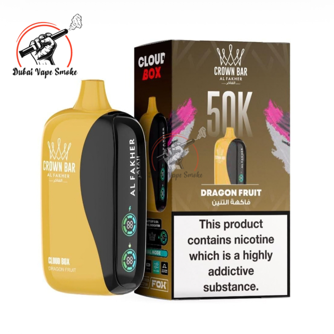 Al Fakher Crown Bar Cloud Box 50K Puffs | Dubai Vape Smoke   