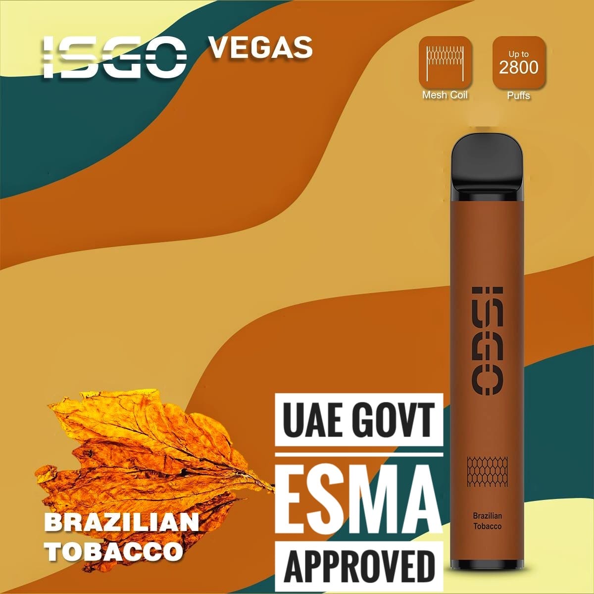 Isgo Vegas  2800 puffs disposable vape