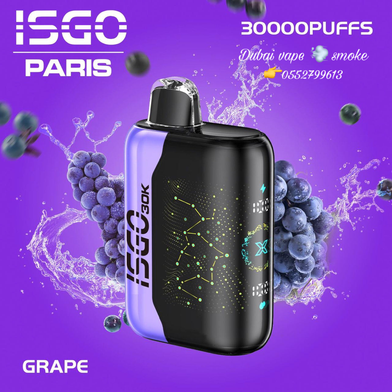 New ISGO Paris X 30000 Puffs Disposable Vape