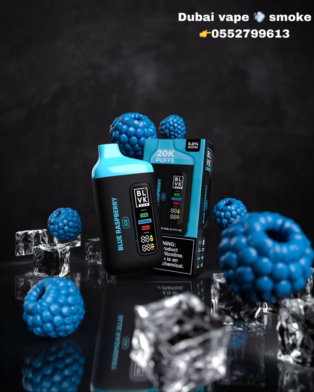 BLVK Bar 20000 Puffs Rechargeable Vape Disposable