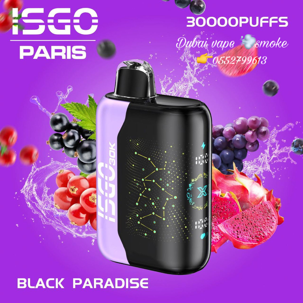 New ISGO Paris X 30000 Puffs Disposable Vape