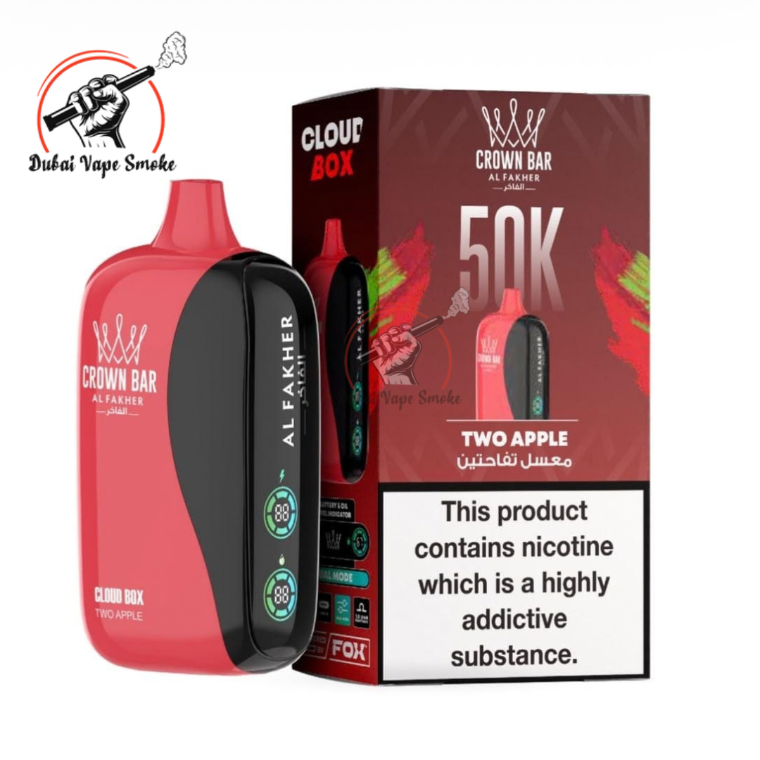Al Fakher Crown Bar Cloud Box 50K Puffs | Dubai Vape Smoke   