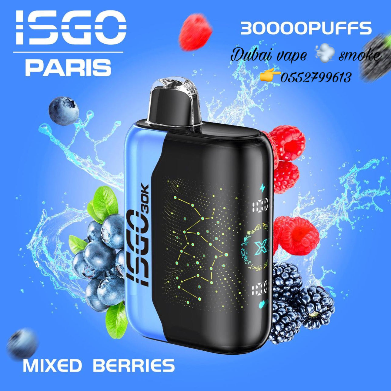 New ISGO Paris X 30000 Puffs Disposable Vape
