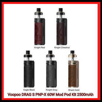 Voopoo drag s pnp-60w mod pod kit 2500 mah